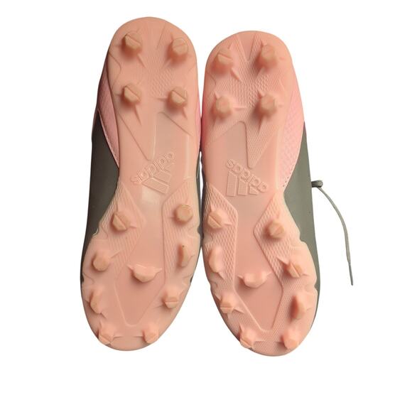 Adidas Rundown Baseball Molded Cleats Size 6 Gray Pink Low Profile Adult - Picture 6 of 7